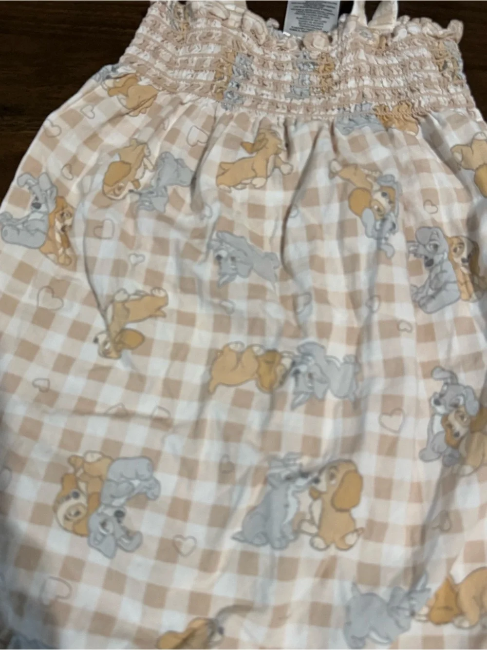 Baby girl lady and the tramp jumpsuit